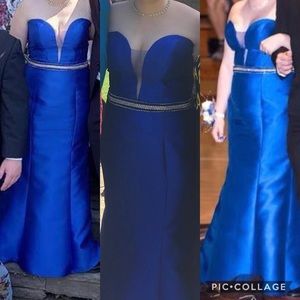 Royal Blue Mermaid Prom Dress